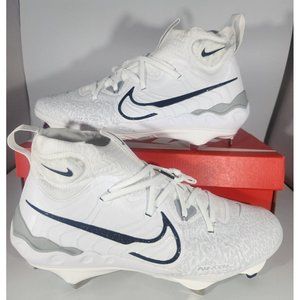 Nike Alpha Huarache NXT  Baseball Cleats Mens 8 DJ6517-100 white metal $150